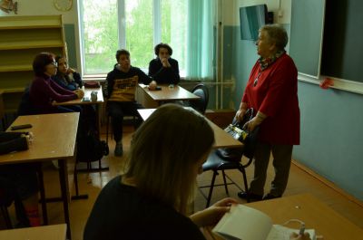 Встреча студентов с А.И. Курешовой, педагогом-ветераном колледжа